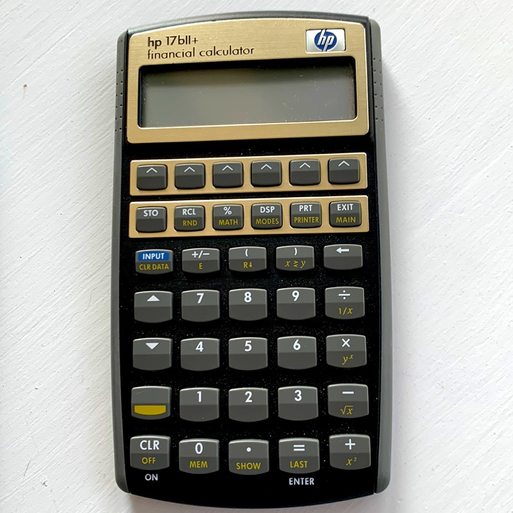 HP 17bll+ Financial Calculator and Case